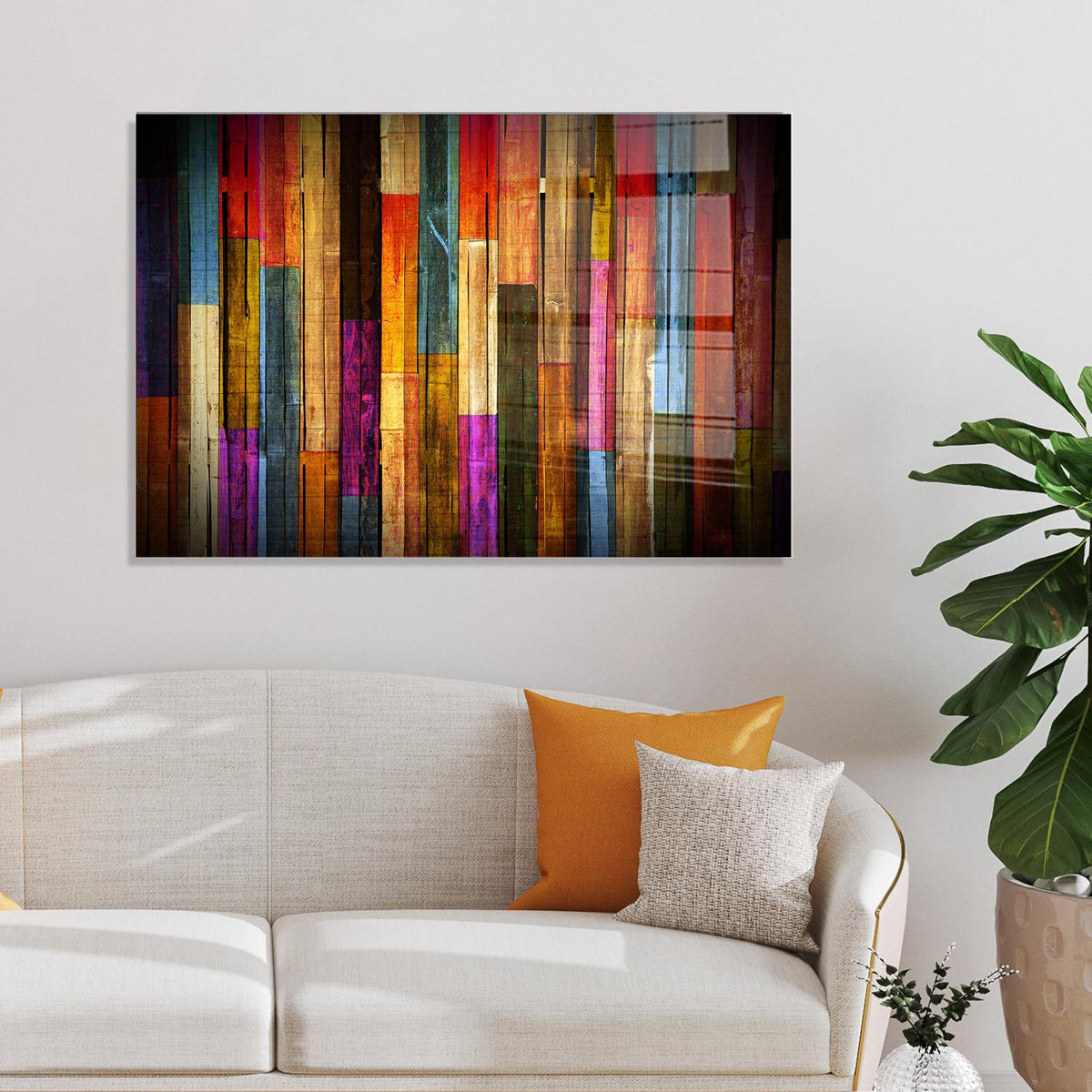 UV Bild - Mehrfarbig in Mehrfarbig präsentiert im Onlineshop von KAQTU Design AG. Bild ist von Wallity