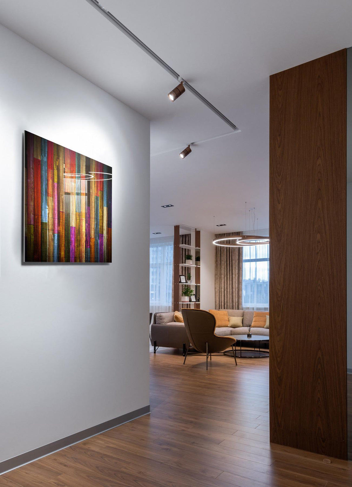 UV Bild - Mehrfarbig in Mehrfarbig präsentiert im Onlineshop von KAQTU Design AG. Bild ist von Wallity