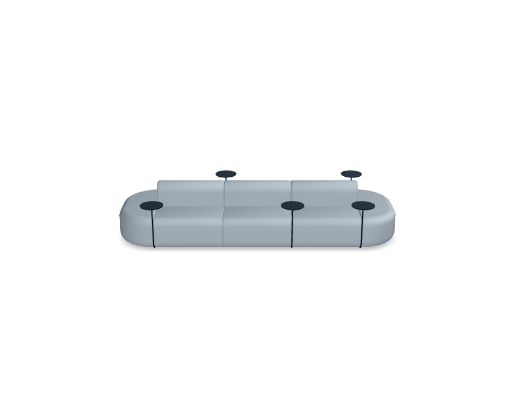 Artiko AT14 - doppelseitiges Sofa in Vanille präsentiert im Onlineshop von KAQTU Design AG. Sofa ist von Mdd
