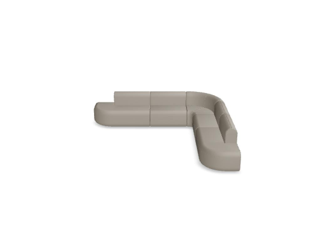Artiko AT26 - Sofa in Vanille präsentiert im Onlineshop von KAQTU Design AG. Ecksofa ist von Mdd