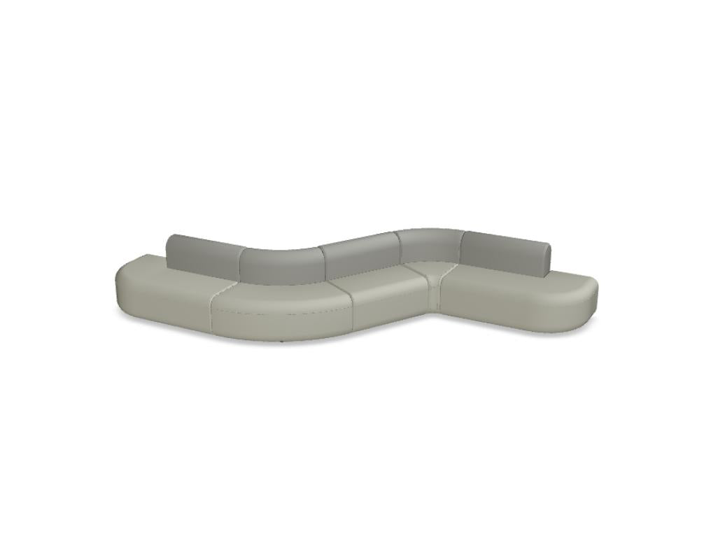 Artiko AT33 - Sofa in Vanille präsentiert im Onlineshop von KAQTU Design AG. Sofa ist von Mdd