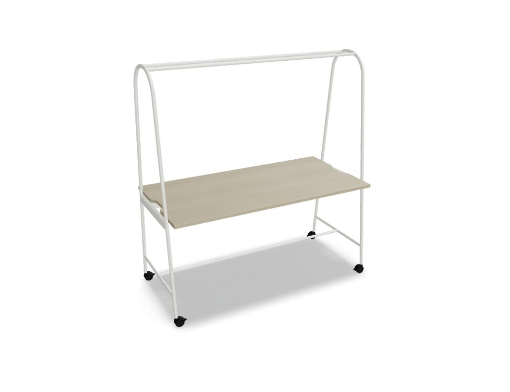 Ampla AUR04 - Hochtisch in Eiche Natur präsentiert im Onlineshop von KAQTU Design AG. Hochtisch ist von Mdd