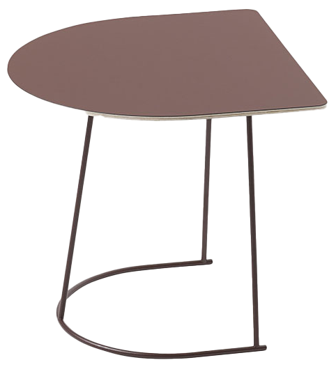 Airy Café 1/2 Tisch in Braun präsentiert im Onlineshop von KAQTU Design AG. Beistelltisch ist von Muuto