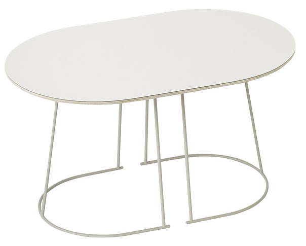Airy Café Tisch in Weiss präsentiert im Onlineshop von KAQTU Design AG. Beistelltisch ist von Muuto
