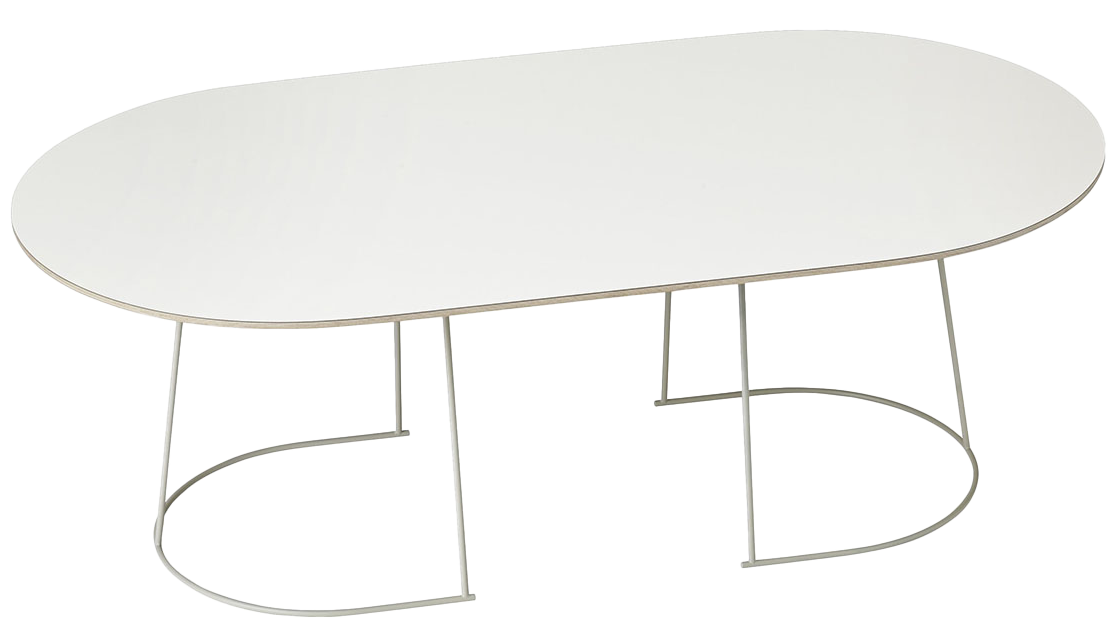 Airy Café Tisch in Weiss präsentiert im Onlineshop von KAQTU Design AG. Beistelltisch ist von Muuto