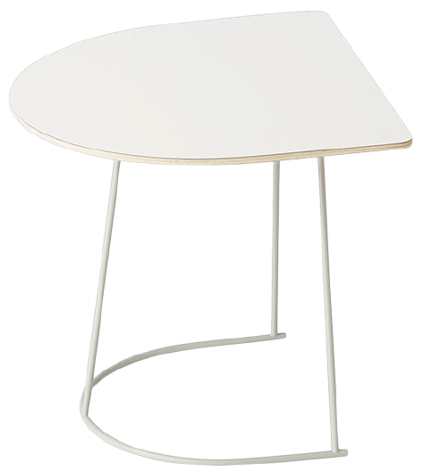 Airy Café 1/2 Tisch in Weiss präsentiert im Onlineshop von KAQTU Design AG. Beistelltisch ist von Muuto