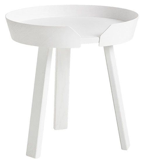 Around Coffee Table in Weiss präsentiert im Onlineshop von KAQTU Design AG. Beistelltisch ist von Muuto