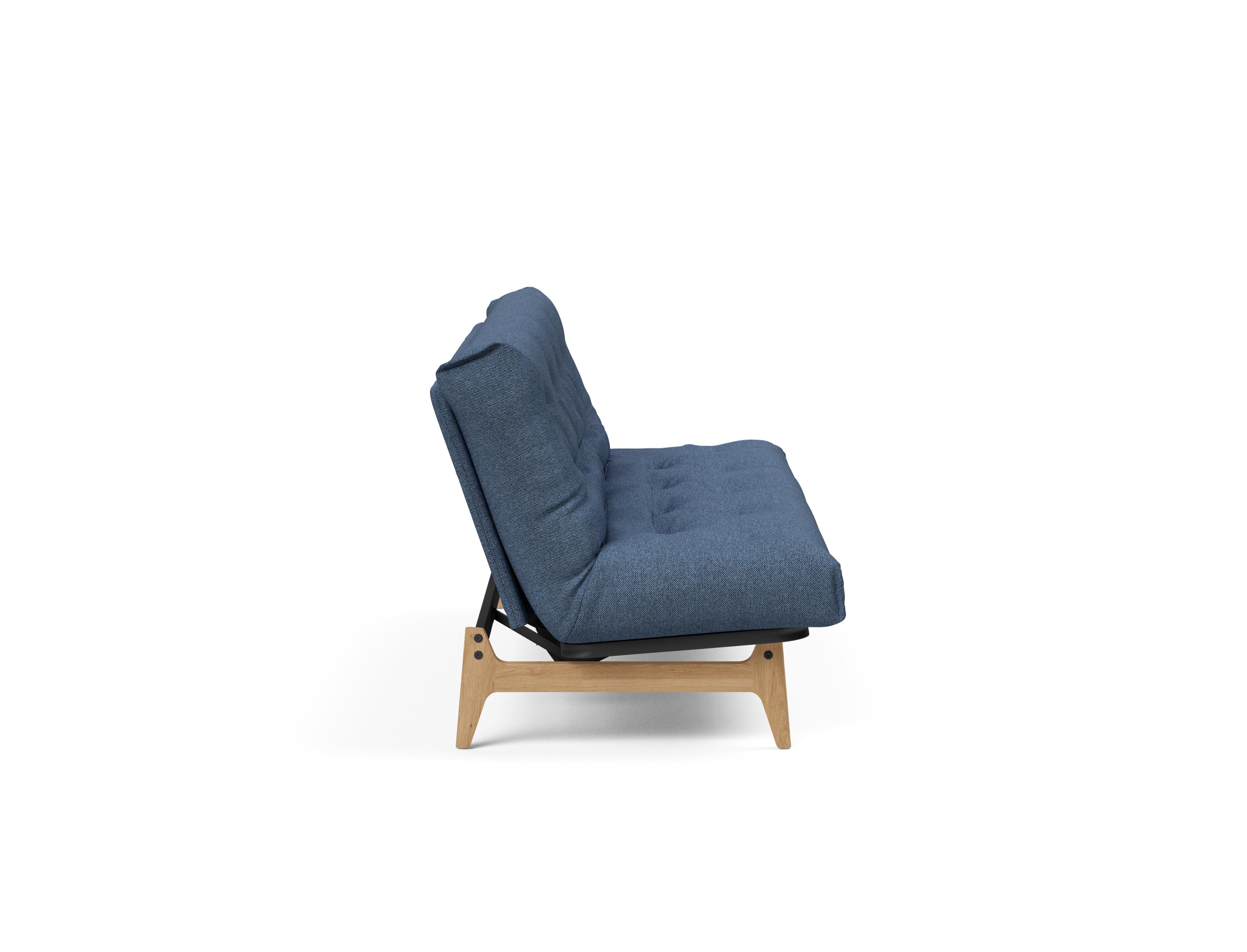Aslak 120 Bettsofa Nordic in Blau 302 präsentiert im Onlineshop von KAQTU Design AG. Bettsofa ist von Innovation Living