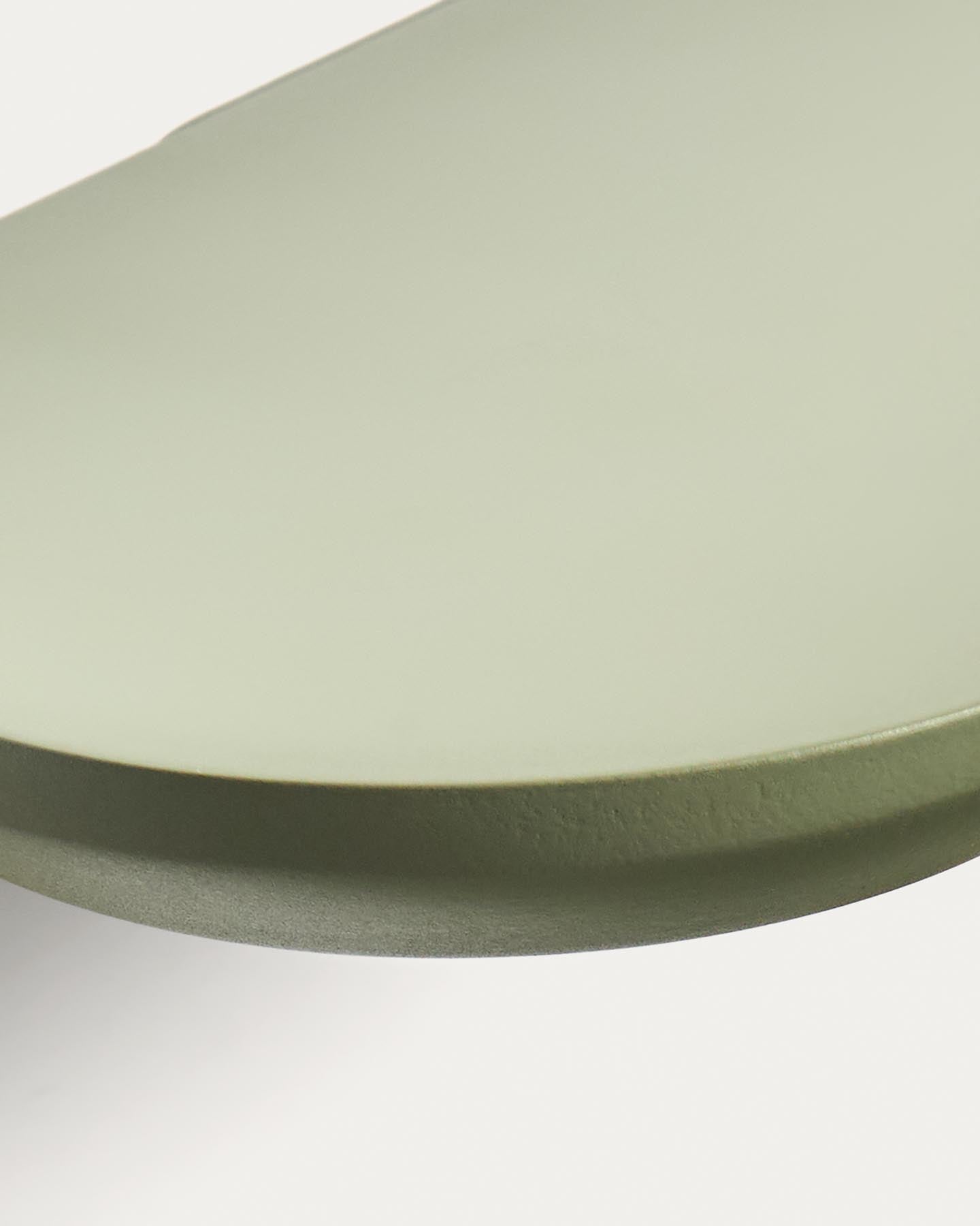 Set Arely aus 2 MDF-Regalen mit grüner Lackierung, 35 cm/55 cm in Grün präsentiert im Onlineshop von KAQTU Design AG. Badzubehör ist von Kave Home