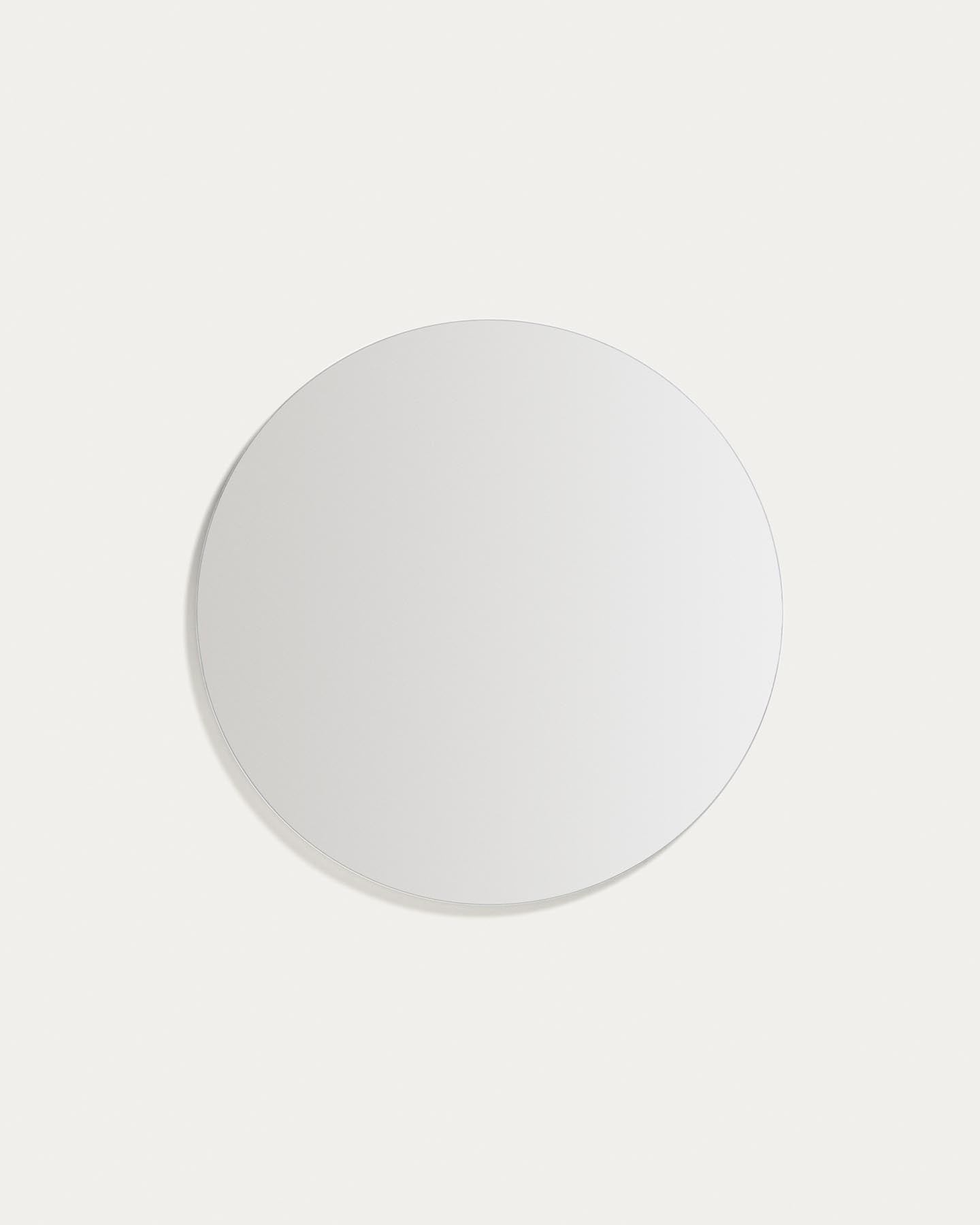 Runder Badezimmerspiegel Donia, Ø 60 cm in Transparent präsentiert im Onlineshop von KAQTU Design AG. Badzubehör ist von Kave Home