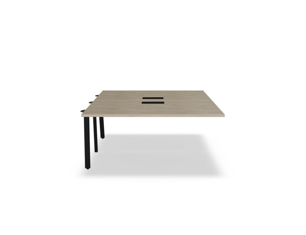 Ogi A Bench BAG0418 - Doppelschreibtisch in Honigeiche präsentiert im Onlineshop von KAQTU Design AG. Schreibtisch ist von Mdd