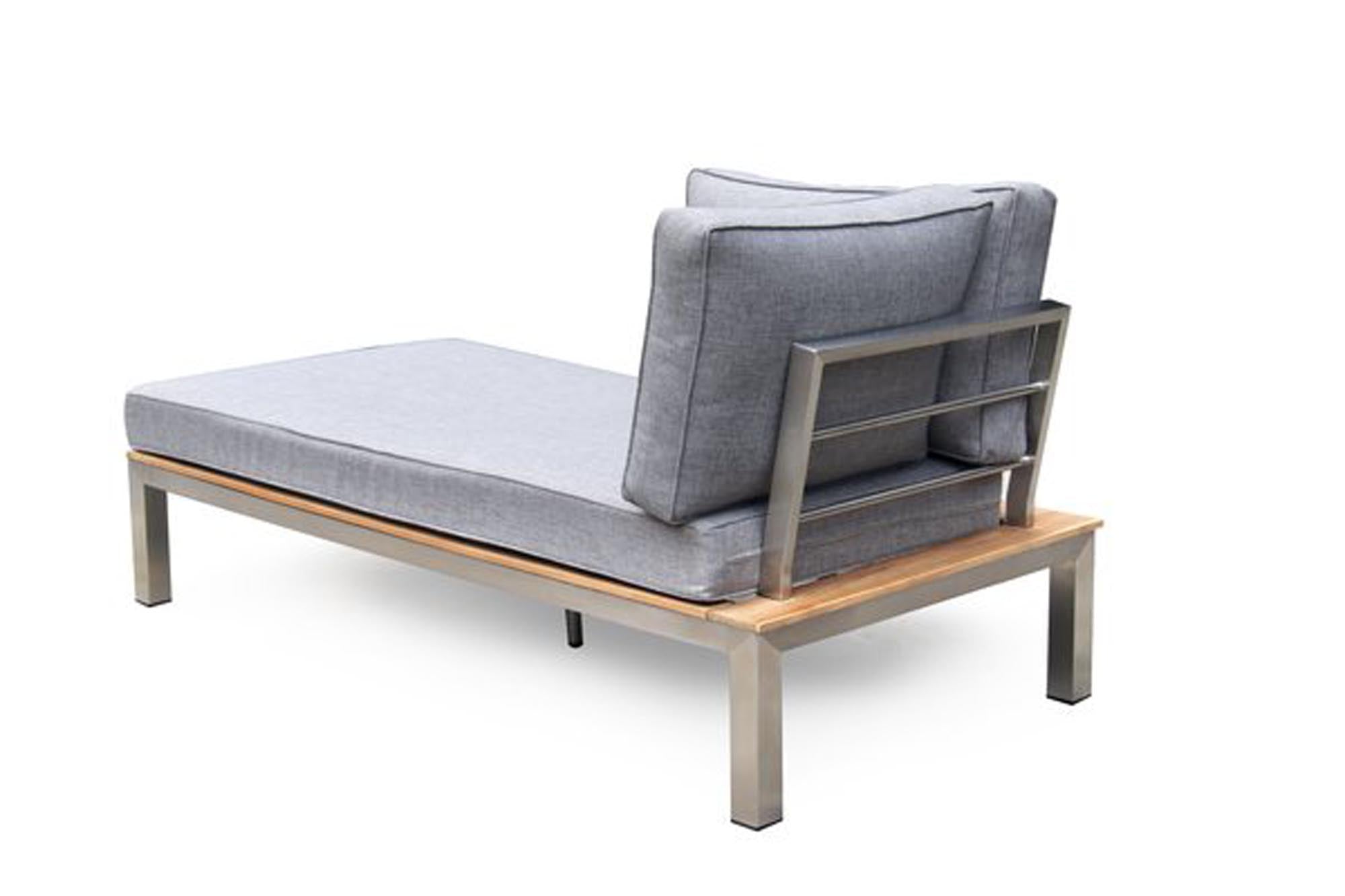 Elegantes Loungelement Verona von Be Garden, aus hochwertigem Teakholz, ideal für entspannte Momente im Freien und vielseitig kombinierbar.