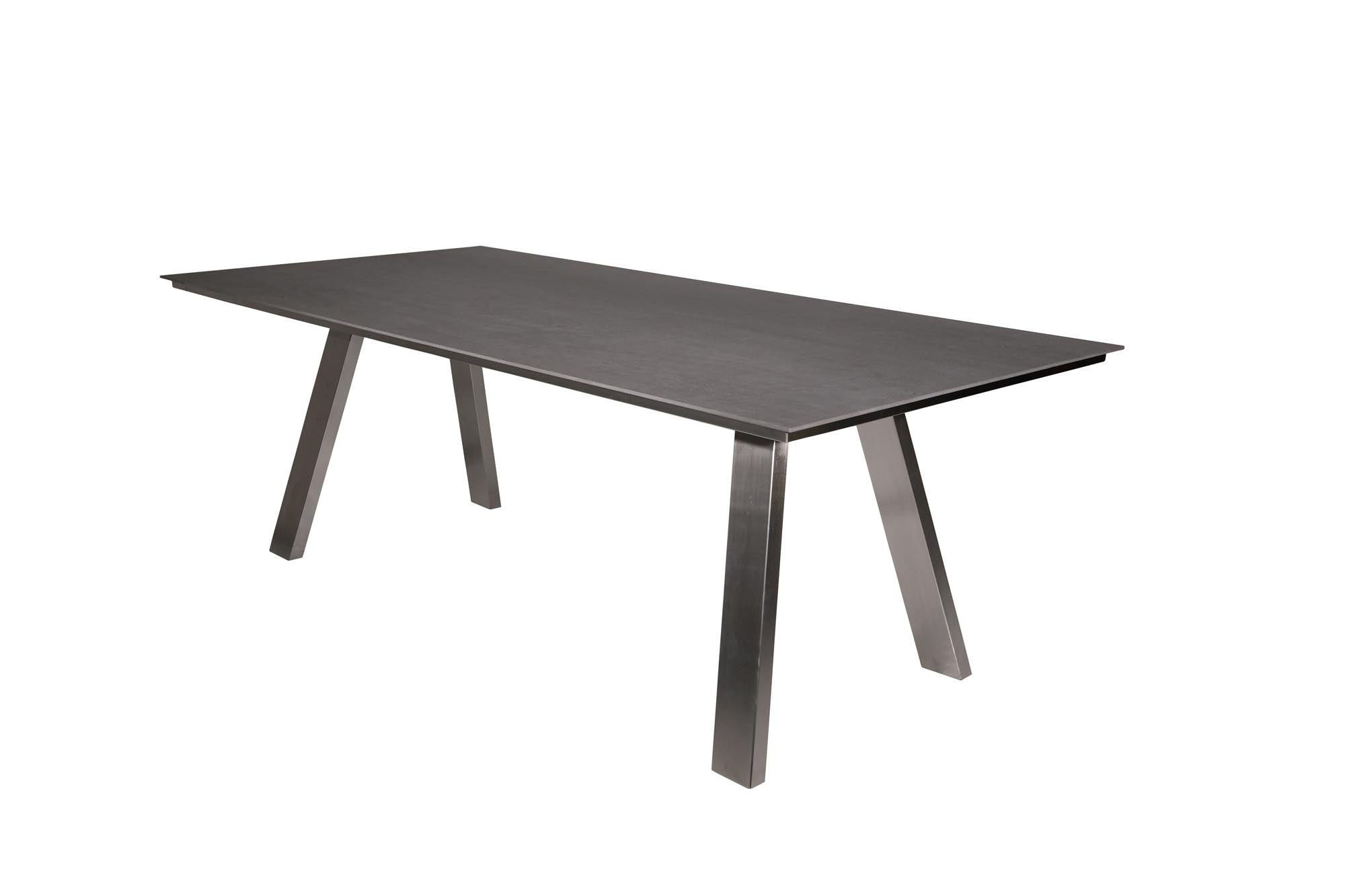 Gartentisch Monaco A-Form Keramikdekor in Anthrazit marmoriert präsentiert im Onlineshop von KAQTU Design AG. Gartentisch ist von Be Garden