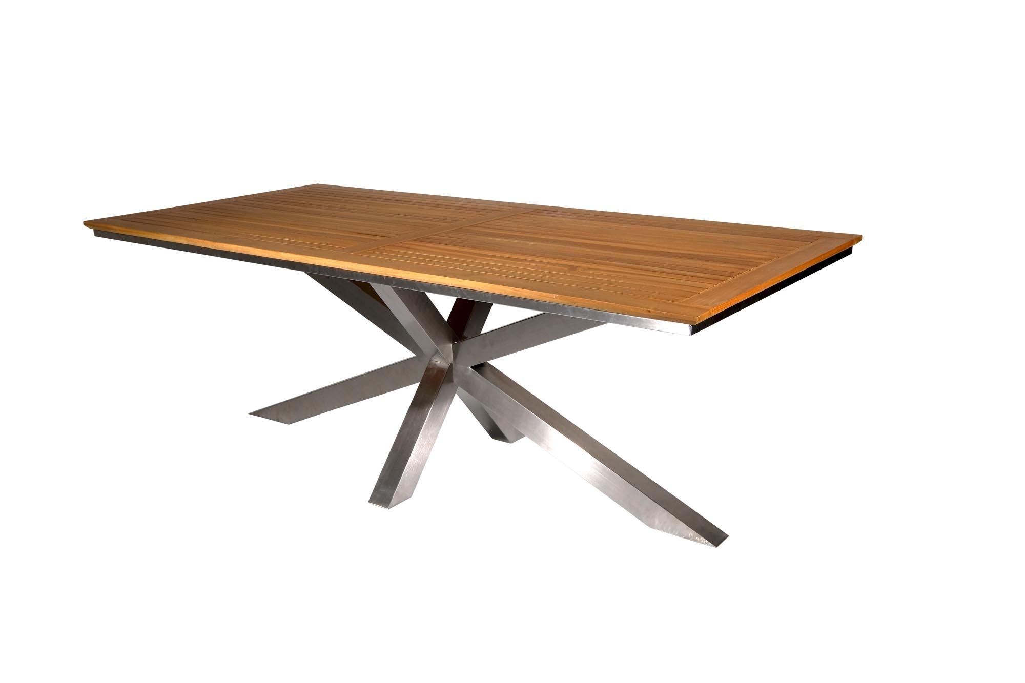 Gartentisch Monaco XX-Fuss Teakplatte in Teak präsentiert im Onlineshop von KAQTU Design AG. Gartentisch ist von Be Garden