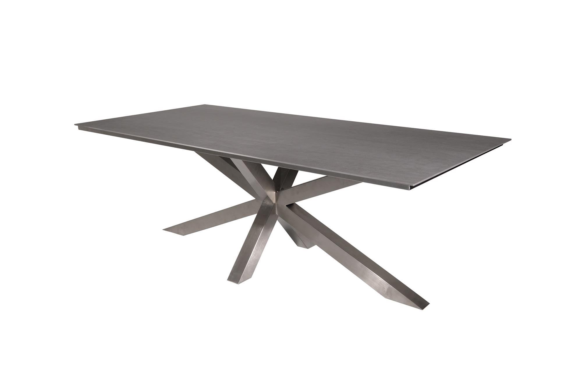 Gartentisch Monaco XX-Fuss Keramikdekor in Anthrazit marmoriert präsentiert im Onlineshop von KAQTU Design AG. Gartentisch ist von Be Garden