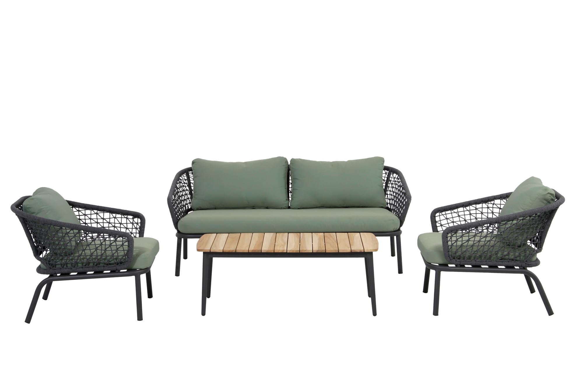 Gartenlounge Elena in Teak präsentiert im Onlineshop von KAQTU Design AG. Loungeset ist von Be Garden