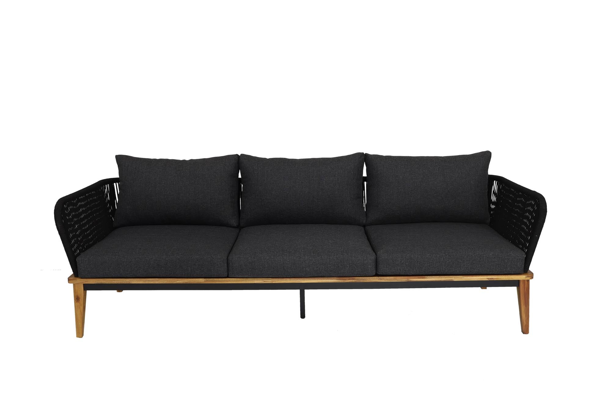 Gartensofa 3er Bellinzona in Teak präsentiert im Onlineshop von KAQTU Design AG. Lounge Sofa ist von Be Garden