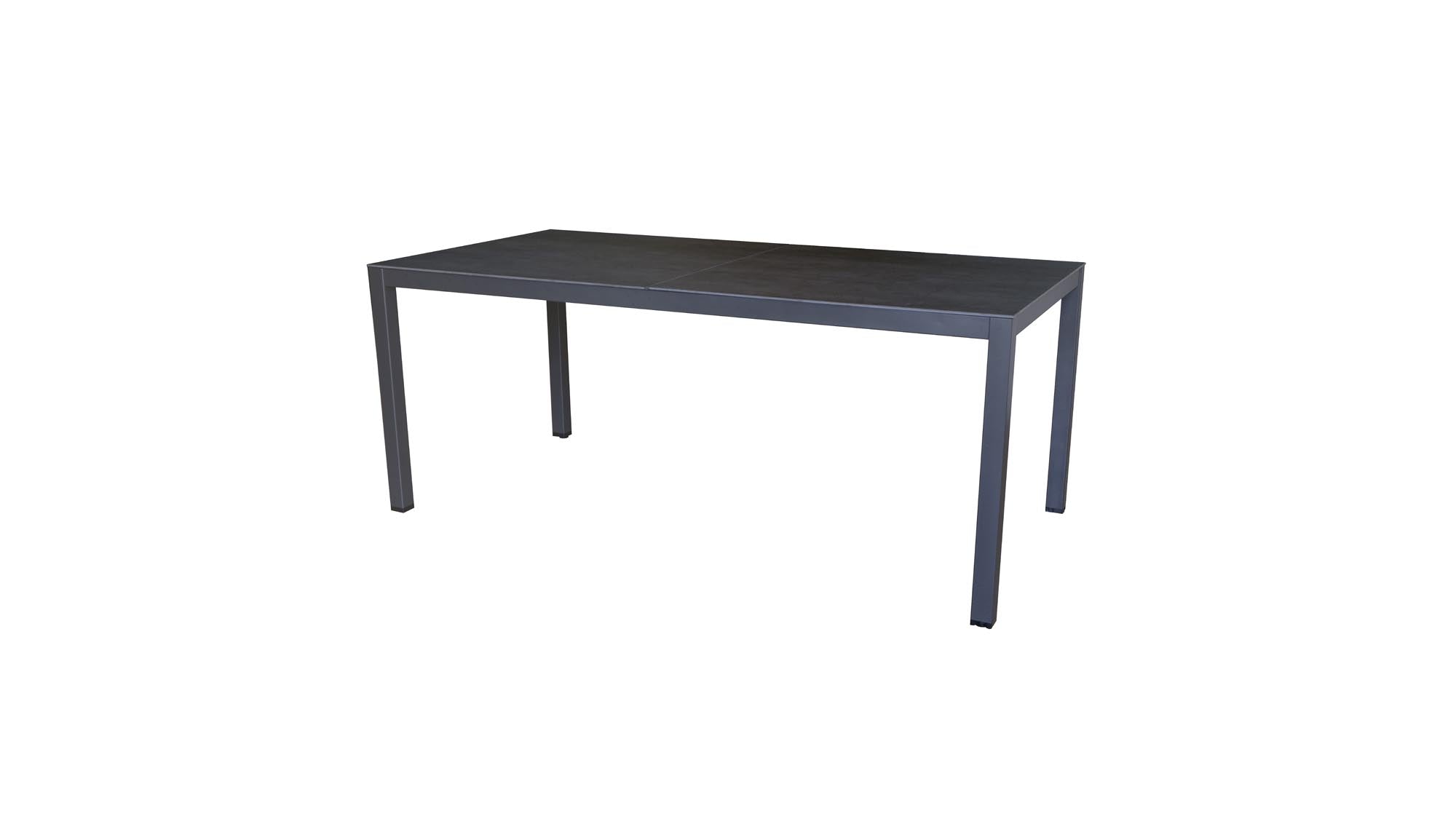 Gartentisch Hasle, Gestell anthrazit pulverbeschichtet in Grau wolkig präsentiert im Onlineshop von KAQTU Design AG. Gartentisch ist von Be Garden