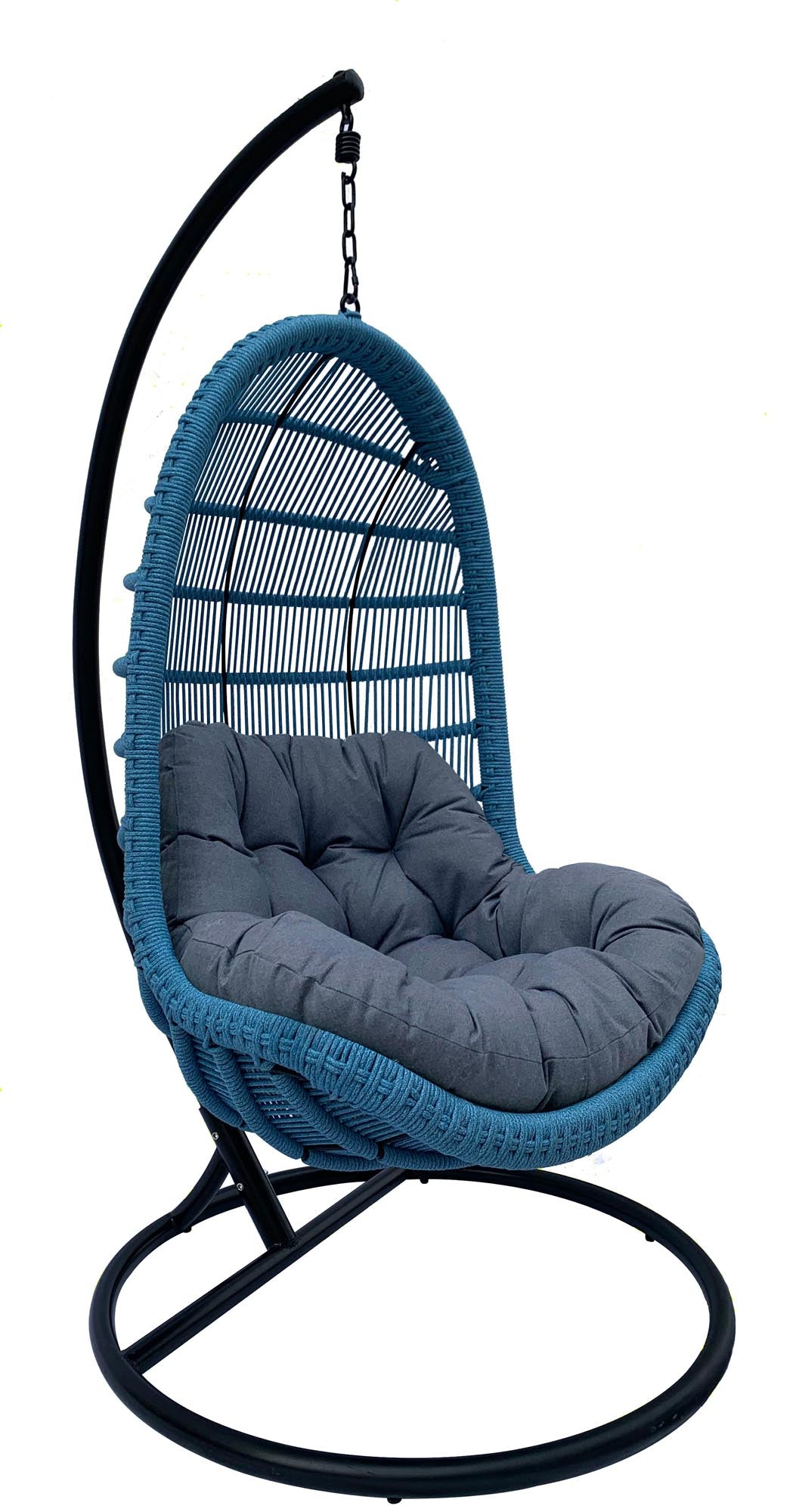 Hängeschaukel Xenia in Türkis präsentiert im Onlineshop von KAQTU Design AG. Hängesessel ist von Be Garden