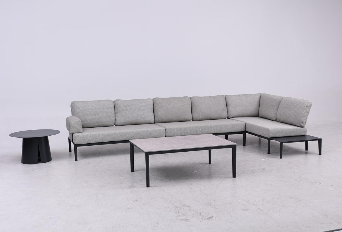 Couchtisch Fiore, Ø70 cm x 42 cm in Anthrazit präsentiert im Onlineshop von KAQTU Design AG. Loungetisch ist von Be Garden