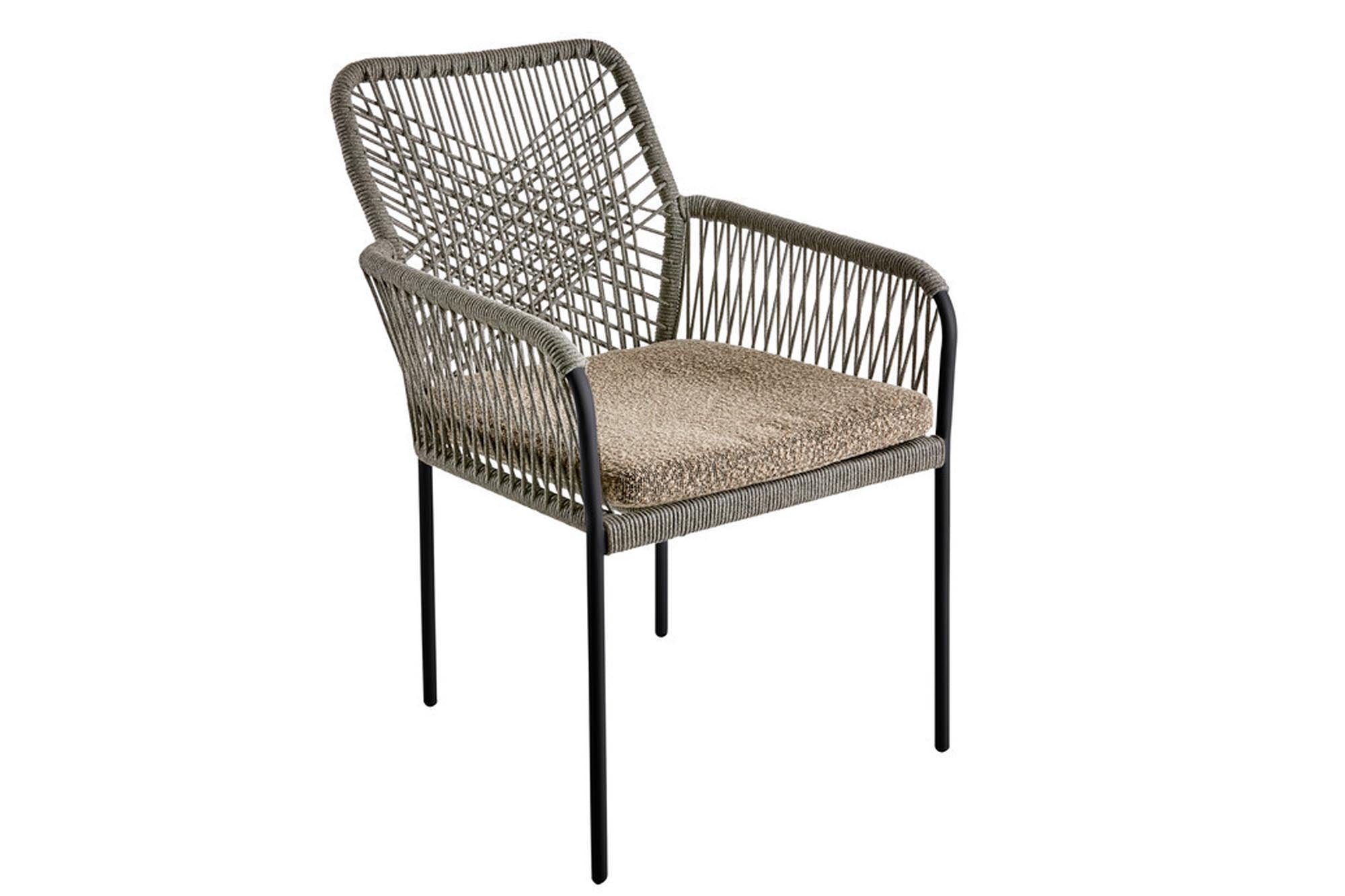 Stuhl Vira mit Armlehnen in  präsentiert im Onlineshop von KAQTU Design AG. Gartenstuhl mit Armlehnen ist von Be Garden