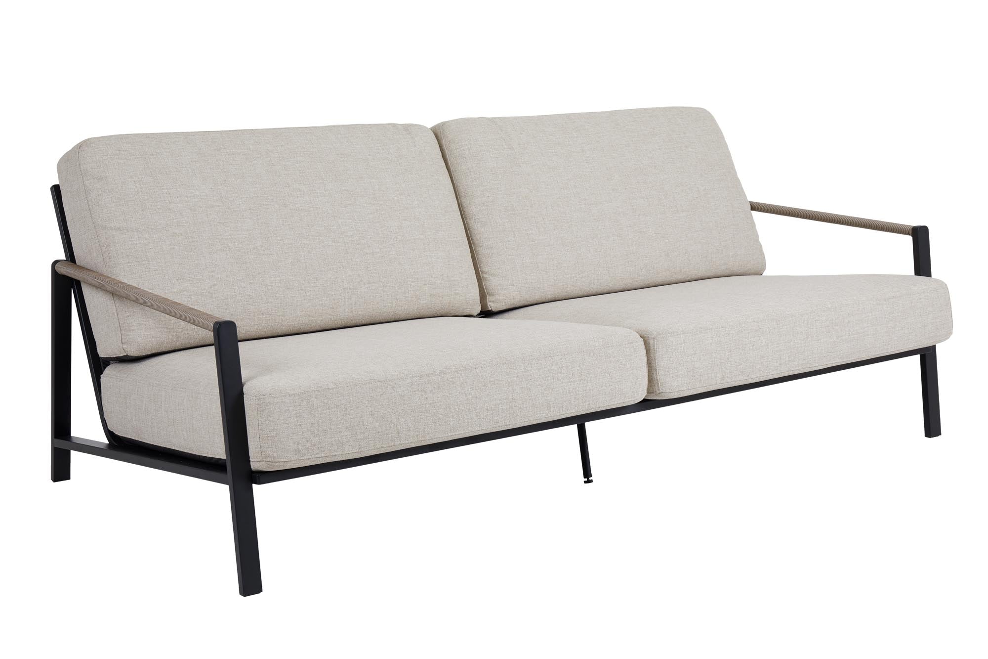 2.5-Sitzer Sofa mit hellgrauem Kissen Lyra  in  präsentiert im Onlineshop von KAQTU Design AG. Lounge Sofa ist von Be Garden