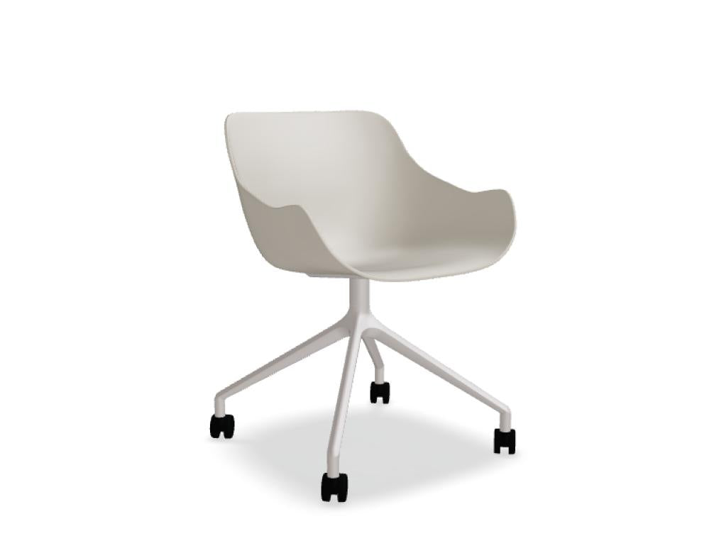 Baltic Basic BL1P19K - Stuhl Drehbasis in Rot präsentiert im Onlineshop von KAQTU Design AG. Drehstuhl ist von Mdd
