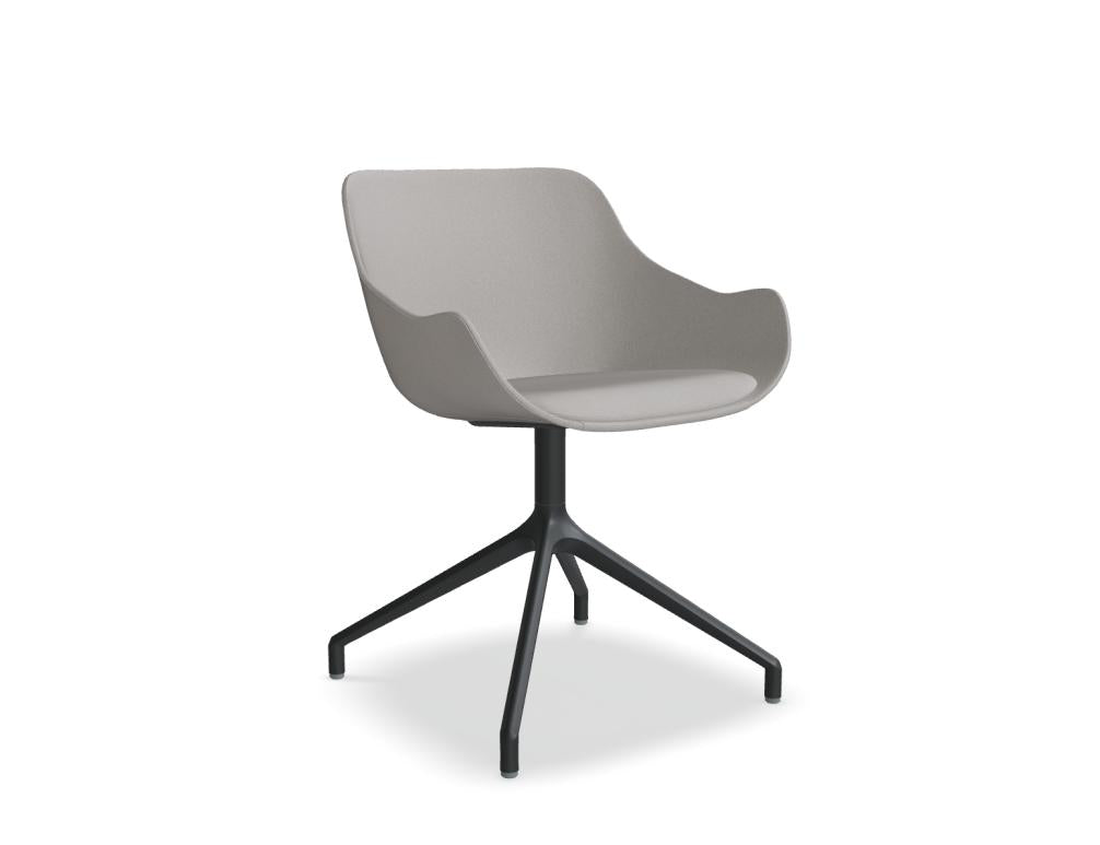 Baltic Classic  BL4P19 - Stuhl Drehbasis in Blau präsentiert im Onlineshop von KAQTU Design AG. Drehstuhl ist von Mdd