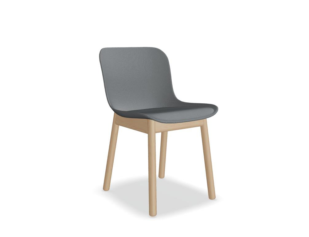 Baltic 2 Classic BLK4P14 - Stuhl mit holzbasis in Pastell präsentiert im Onlineshop von KAQTU Design AG. Stuhl ist von Mdd