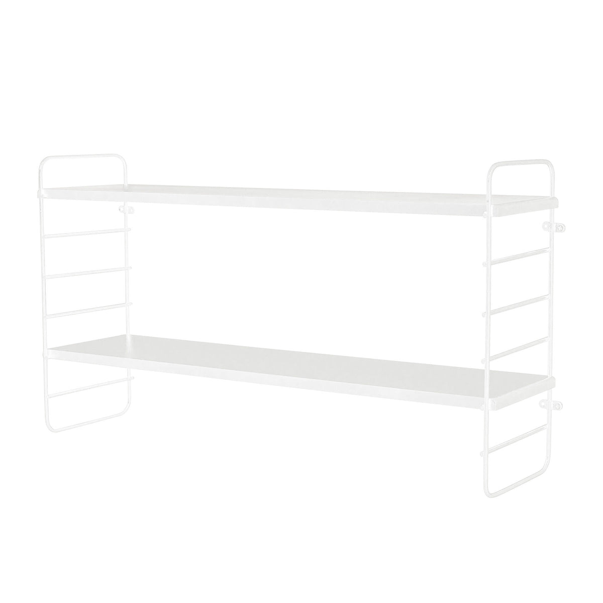 North Regal, Weiá, Metall in White präsentiert im Onlineshop von KAQTU Design AG. Wandregal ist von Bloomingville