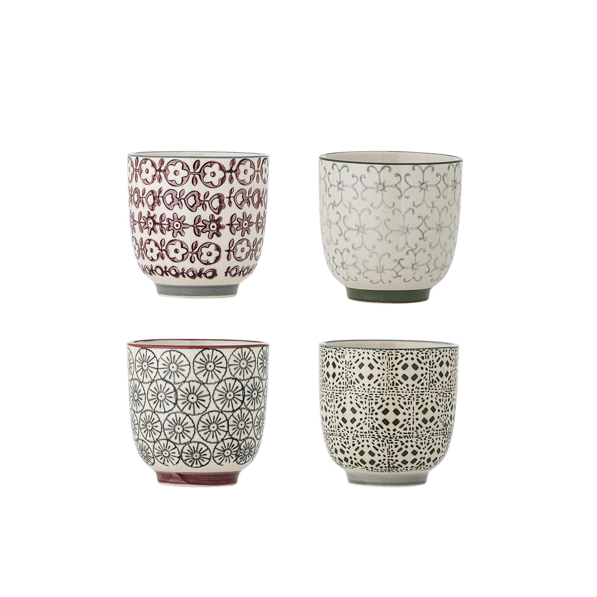 Karine Tasse, Grün, Steingut in Green präsentiert im Onlineshop von KAQTU Design AG. Tasse ist von Bloomingville
