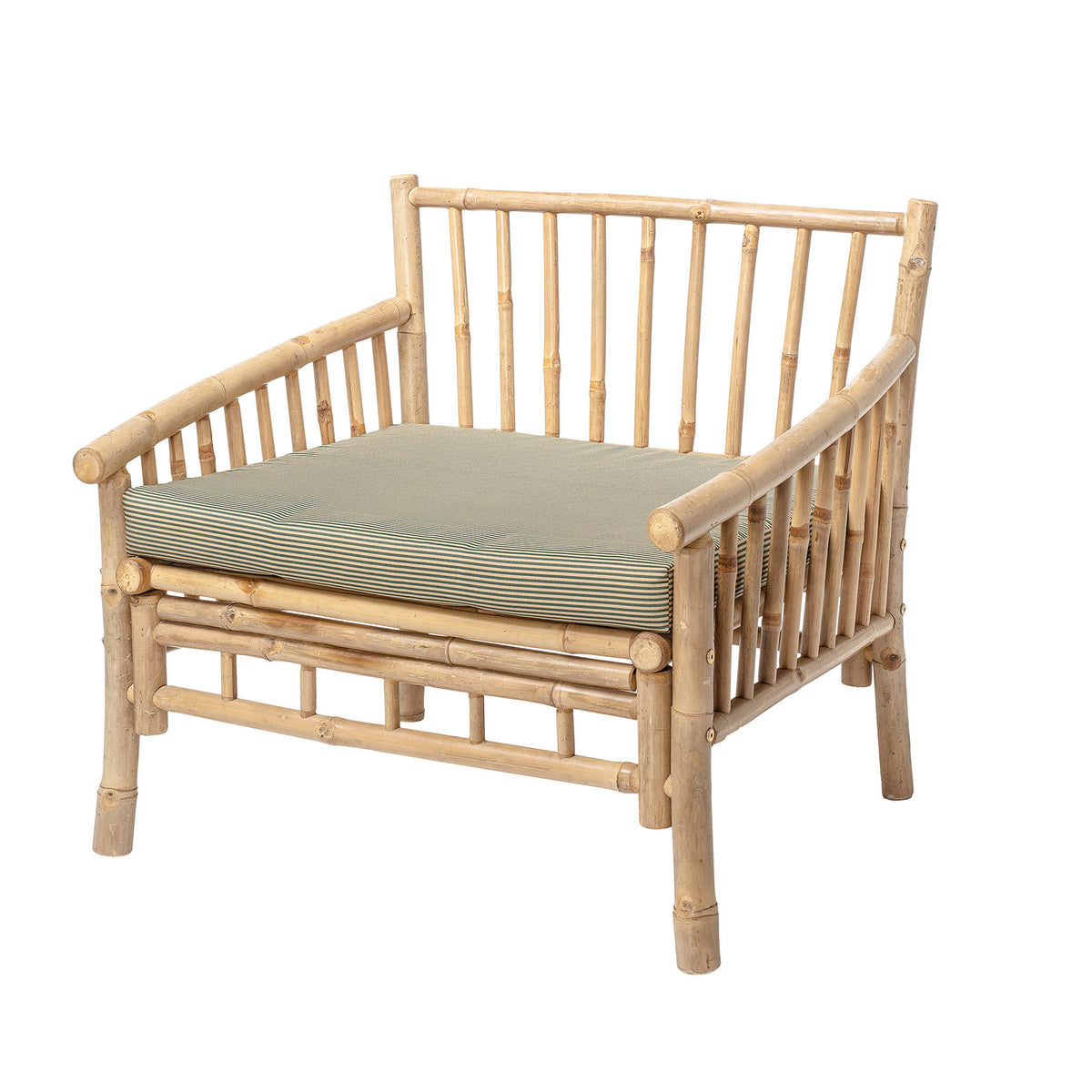 Sole Loungesessel, Natur, Bambus in Natur präsentiert im Onlineshop von KAQTU Design AG. Sessel ist von Bloomingville