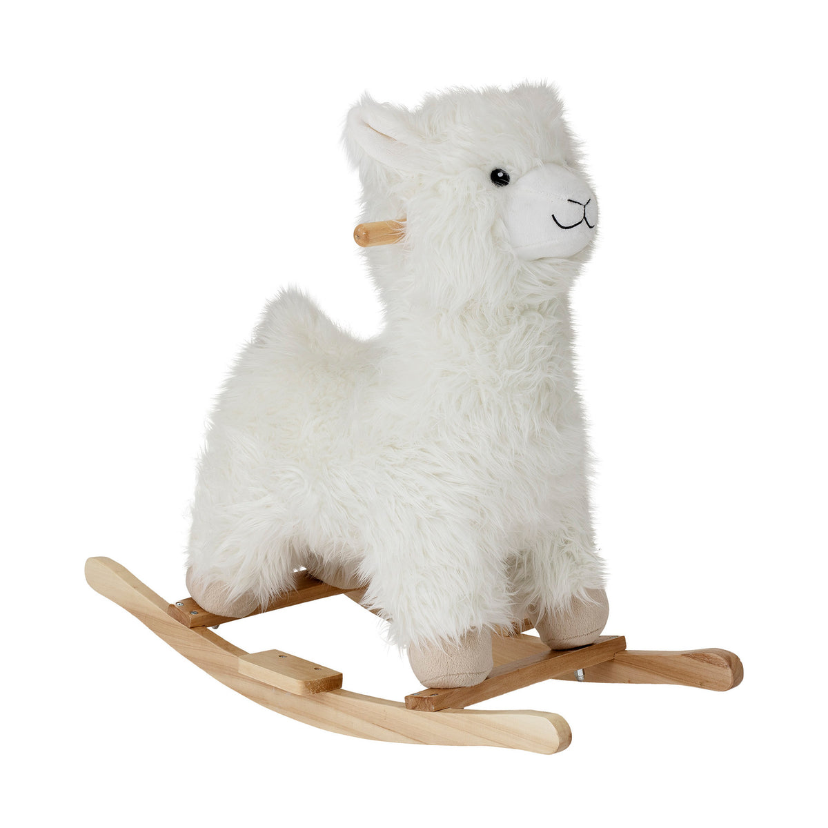 Kinto Schaukelspielzeug, Lama, Weiá, Polyester in White präsentiert im Onlineshop von KAQTU Design AG. Objekte Kids ist von Bloomingville Mini
