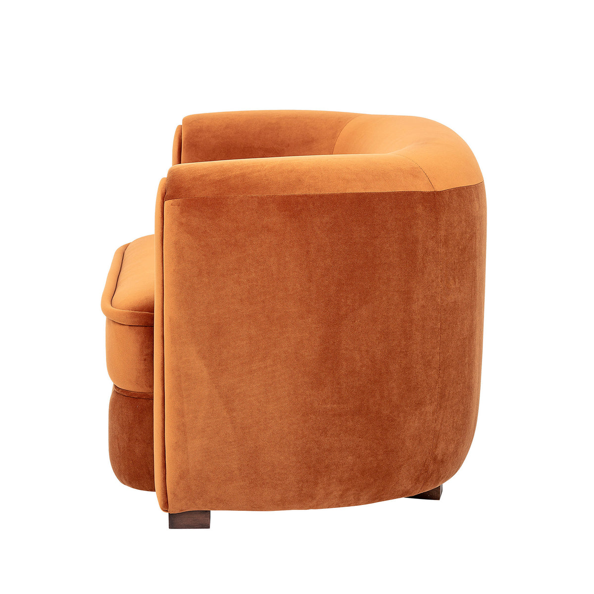 Malala Sofa, Braun, Polyester in Brown präsentiert im Onlineshop von KAQTU Design AG. 2er Sofa ist von Creative Collection