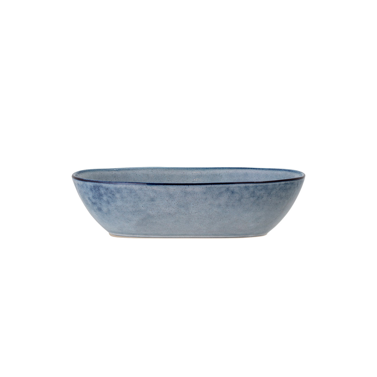 Sandrine Servierschüssel, Blau, Steingut in Blue präsentiert im Onlineshop von KAQTU Design AG. Schale ist von Bloomingville