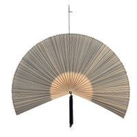 Jaime wall decoration, black, bamboo