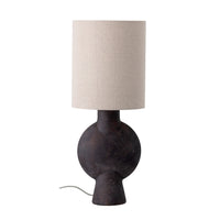 Lampada da tavolo Sergio, marrone, terracotta