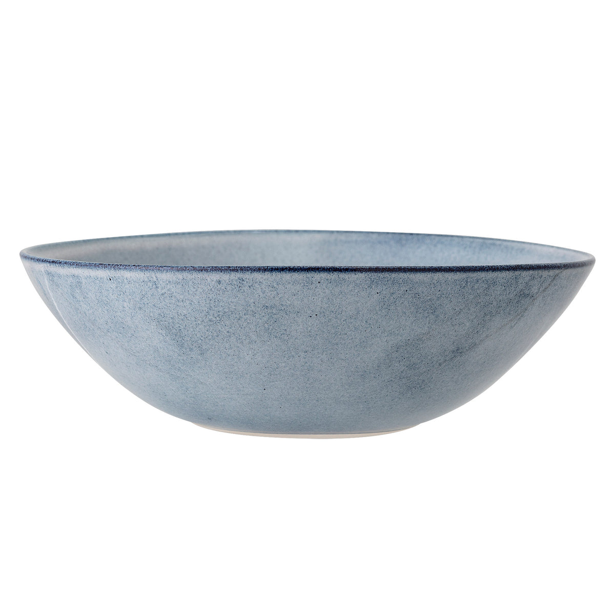 Sandrine Servierschüssel, Blau, Steingut in Blue präsentiert im Onlineshop von KAQTU Design AG. Schale ist von Bloomingville