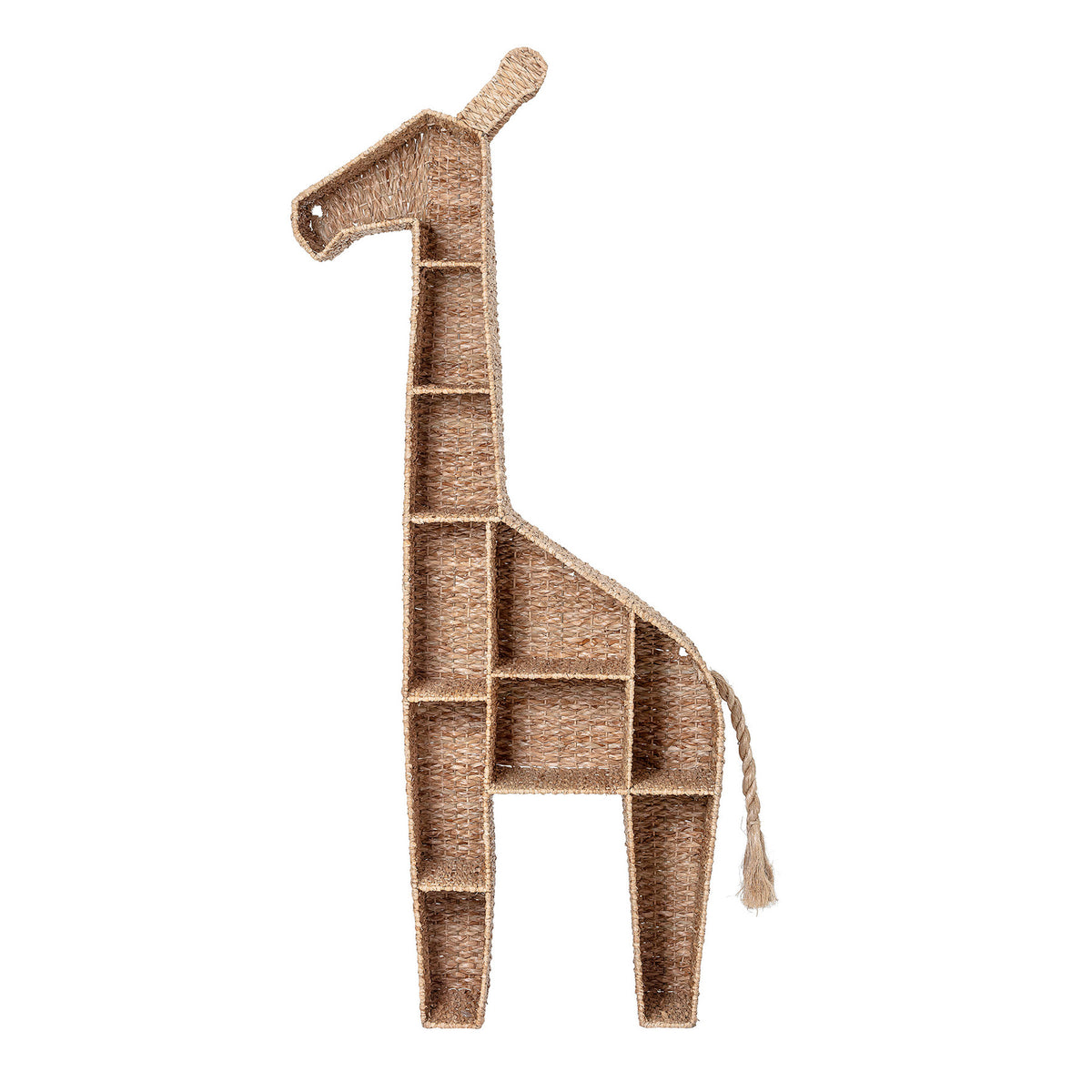Kalu Bücherregal, Natur, Bankuan-Gras in Nature präsentiert im Onlineshop von KAQTU Design AG. Standregal ist von Bloomingville Mini