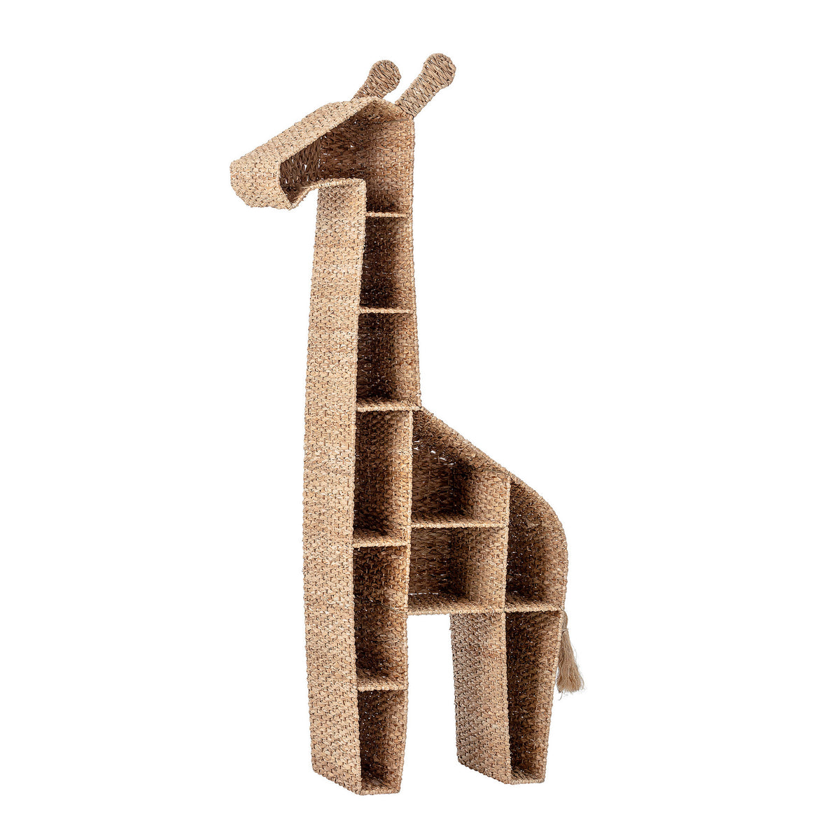 Kalu Bücherregal, Natur, Bankuan-Gras in Nature präsentiert im Onlineshop von KAQTU Design AG. Standregal ist von Bloomingville Mini