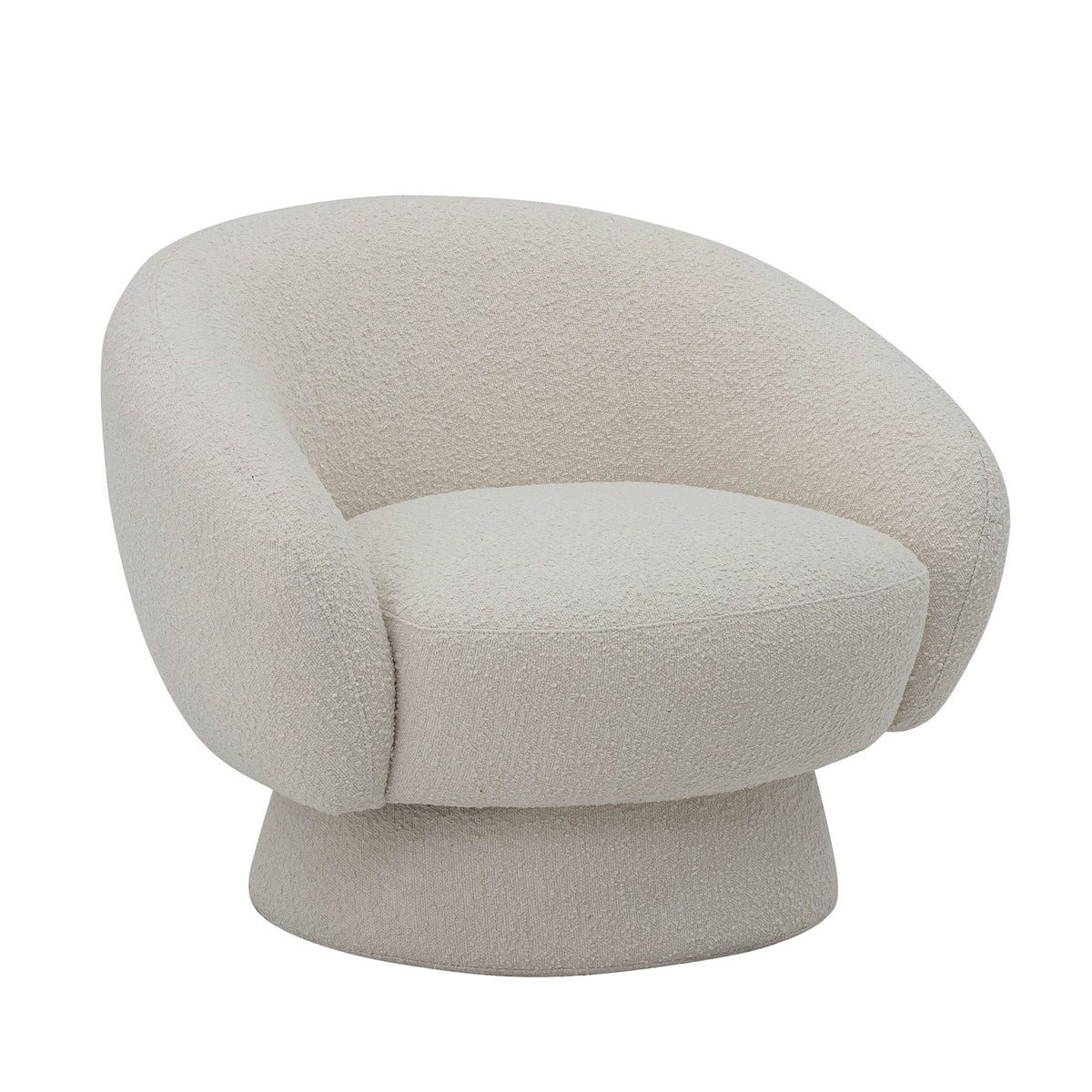 Ted Loungesessel, Weiá, Polyester in Weiss präsentiert im Onlineshop von KAQTU Design AG. Sessel ist von Bloomingville
