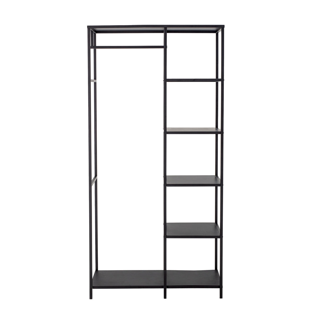 Valde Clothes Rack, Black, Metal in Schwarz präsentiert im Onlineshop von KAQTU Design AG. Garderobe ist von Bloomingville