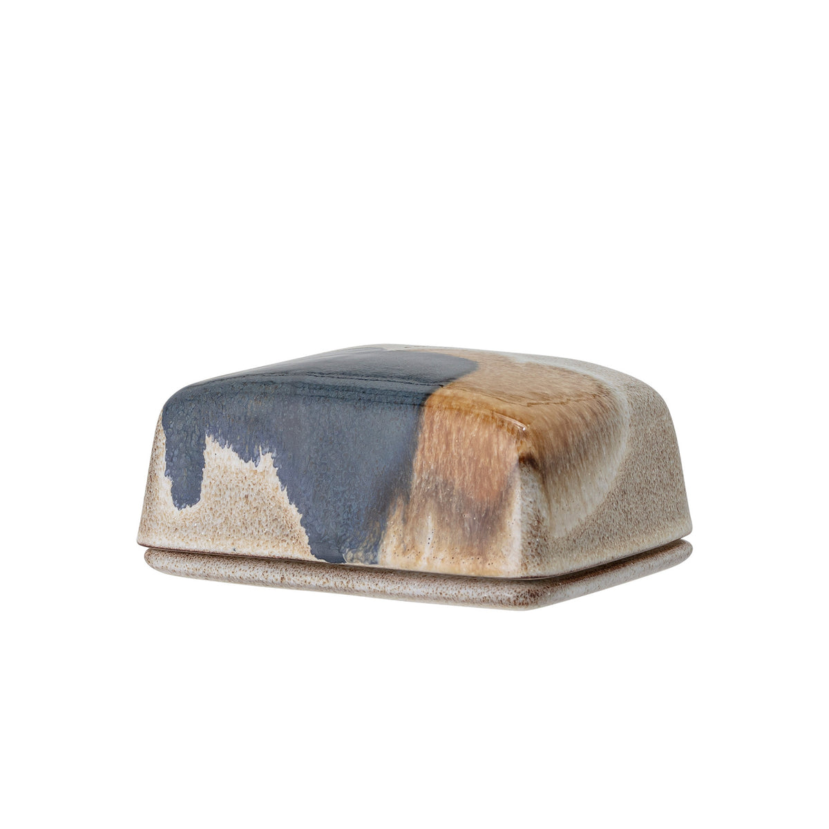 Jules Butterdose, Grau, Steingut in Grey präsentiert im Onlineshop von KAQTU Design AG. Aufbewahrungsdose ist von Bloomingville