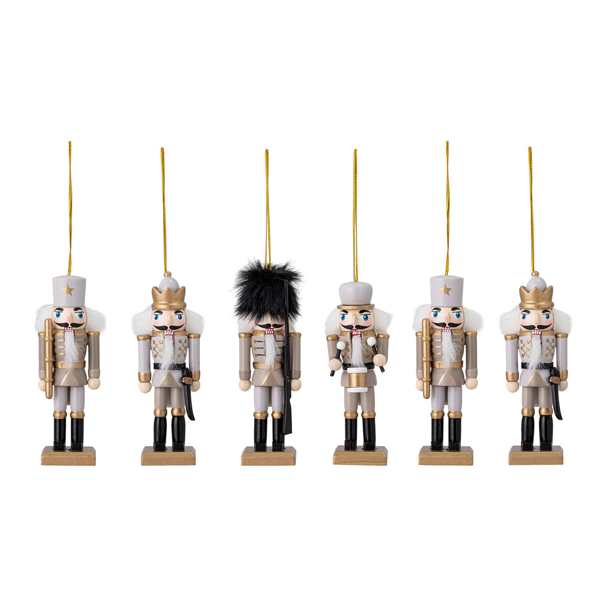 Nikita Ornament, Gold, Kiefer in Gold präsentiert im Onlineshop von KAQTU Design AG. Ornament ist von Bloomingville