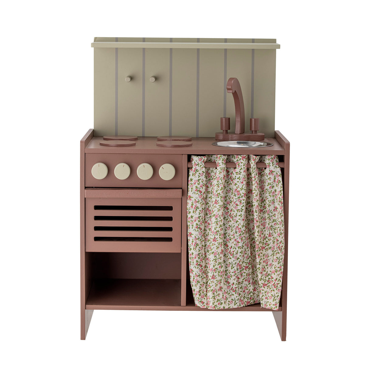 Pippi Mini-Ofen, Braun, MDF in Brown präsentiert im Onlineshop von KAQTU Design AG. Küche Kids ist von Bloomingville Mini