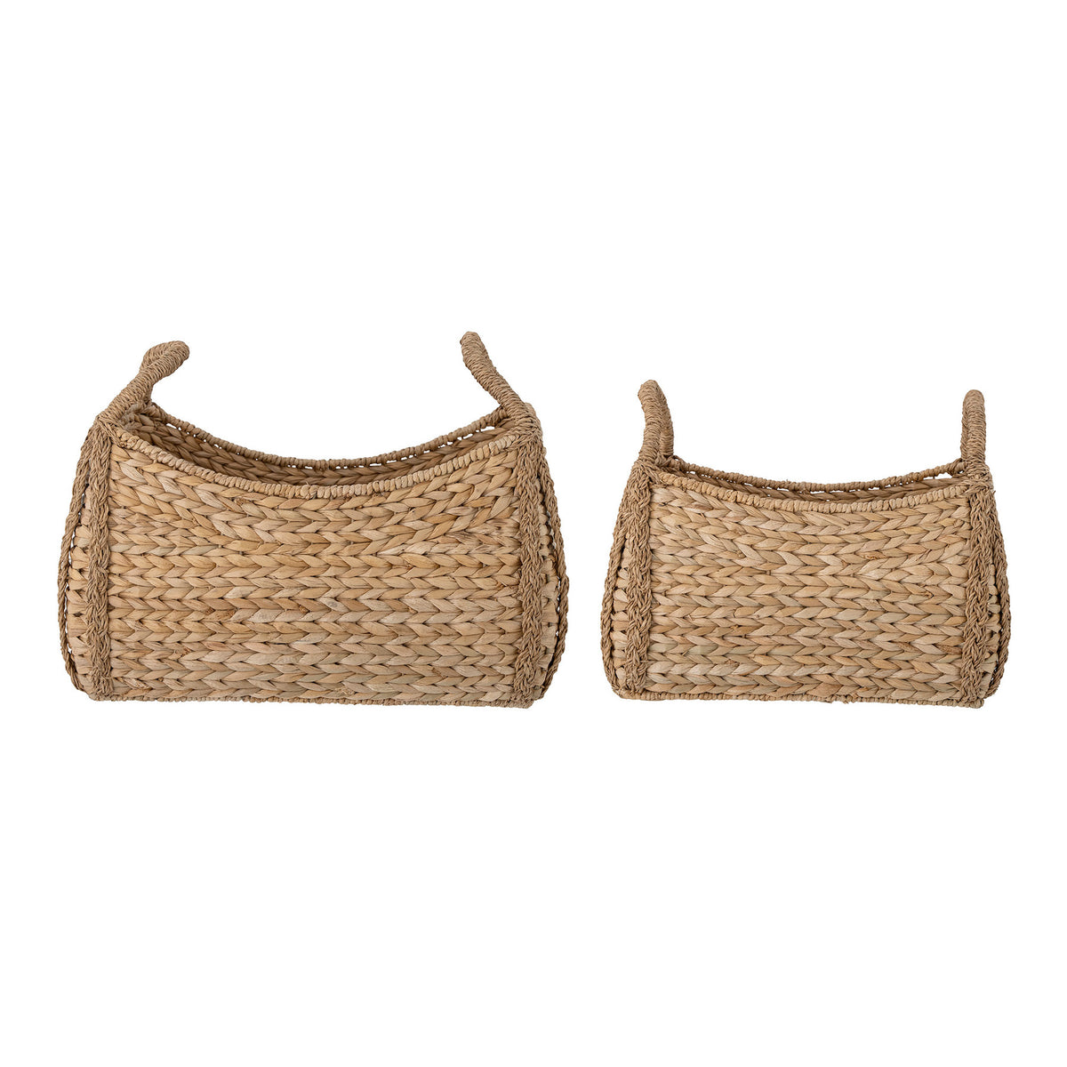 Selma Basket, Natur, Bankuan Grass in Natur präsentiert im Onlineshop von KAQTU Design AG. Aufbewährungskörbe ist von Bloomingville