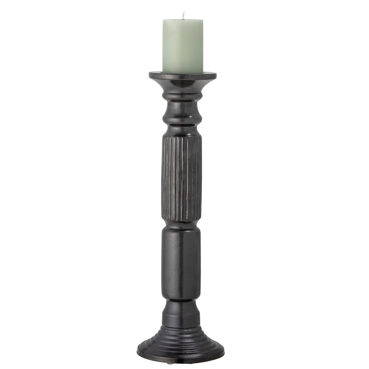 Millas Kerzenständer, Schwarz, Keramik in Black präsentiert im Onlineshop von KAQTU Design AG. Kerzenständer ist von Bloomingville