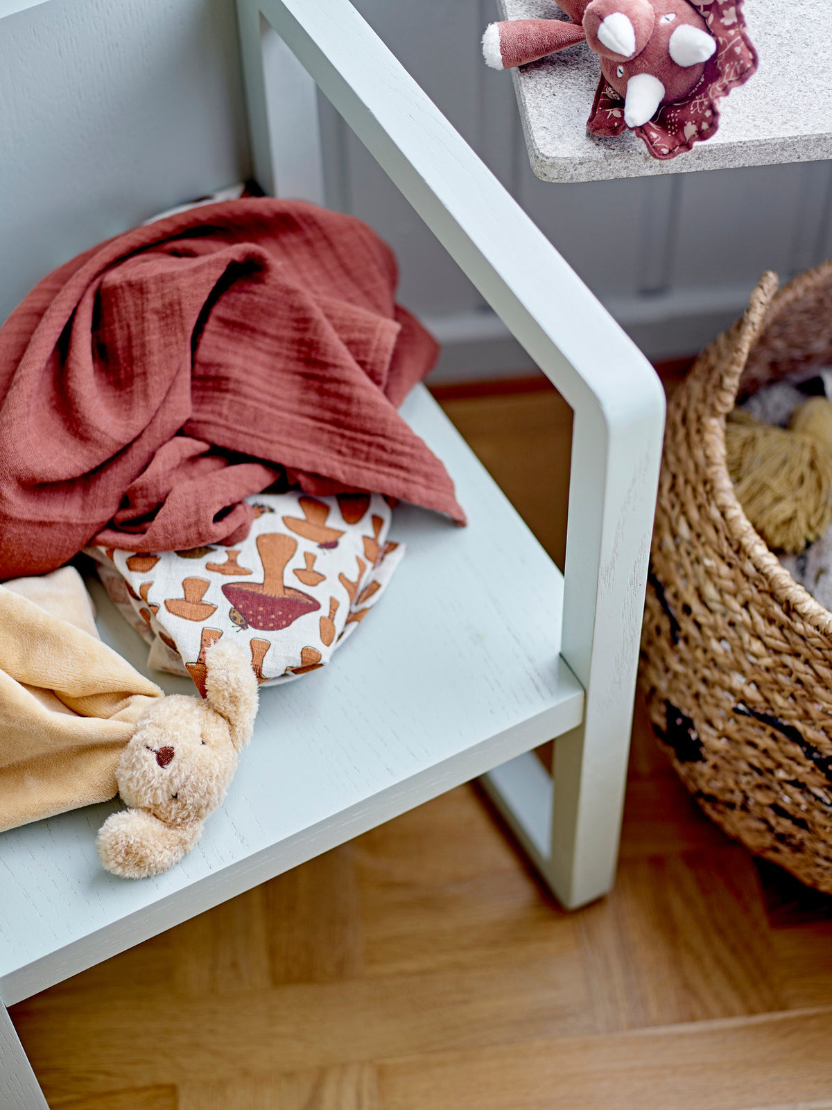 Fintan Rassel, Braun, Baumwolle in Brown präsentiert im Onlineshop von KAQTU Design AG. Plüschtier Kids ist von Bloomingville Mini