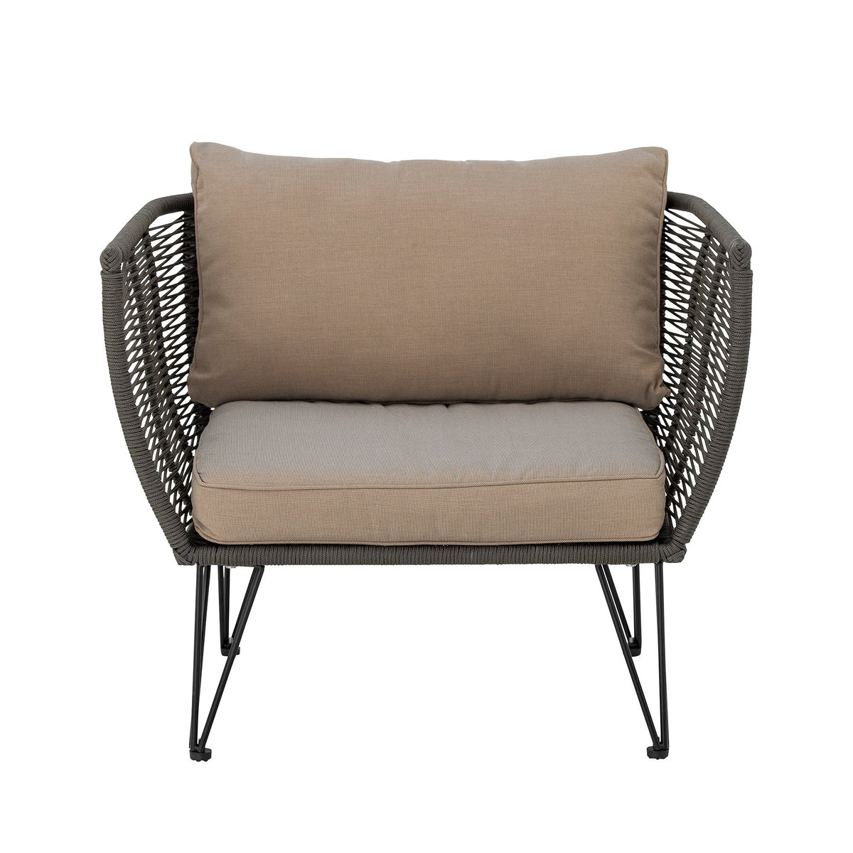 Mundo Kissenbezug, Brown, Polyester in Brown präsentiert im Onlineshop von KAQTU Design AG. Gartenkissen ist von Bloomingville