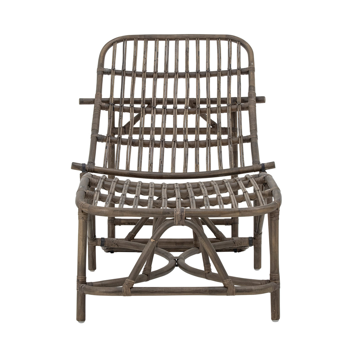 Dione Liegestuhl, Braun, Rattan in Brown präsentiert im Onlineshop von KAQTU Design AG. Liegestuhl ist von Bloomingville